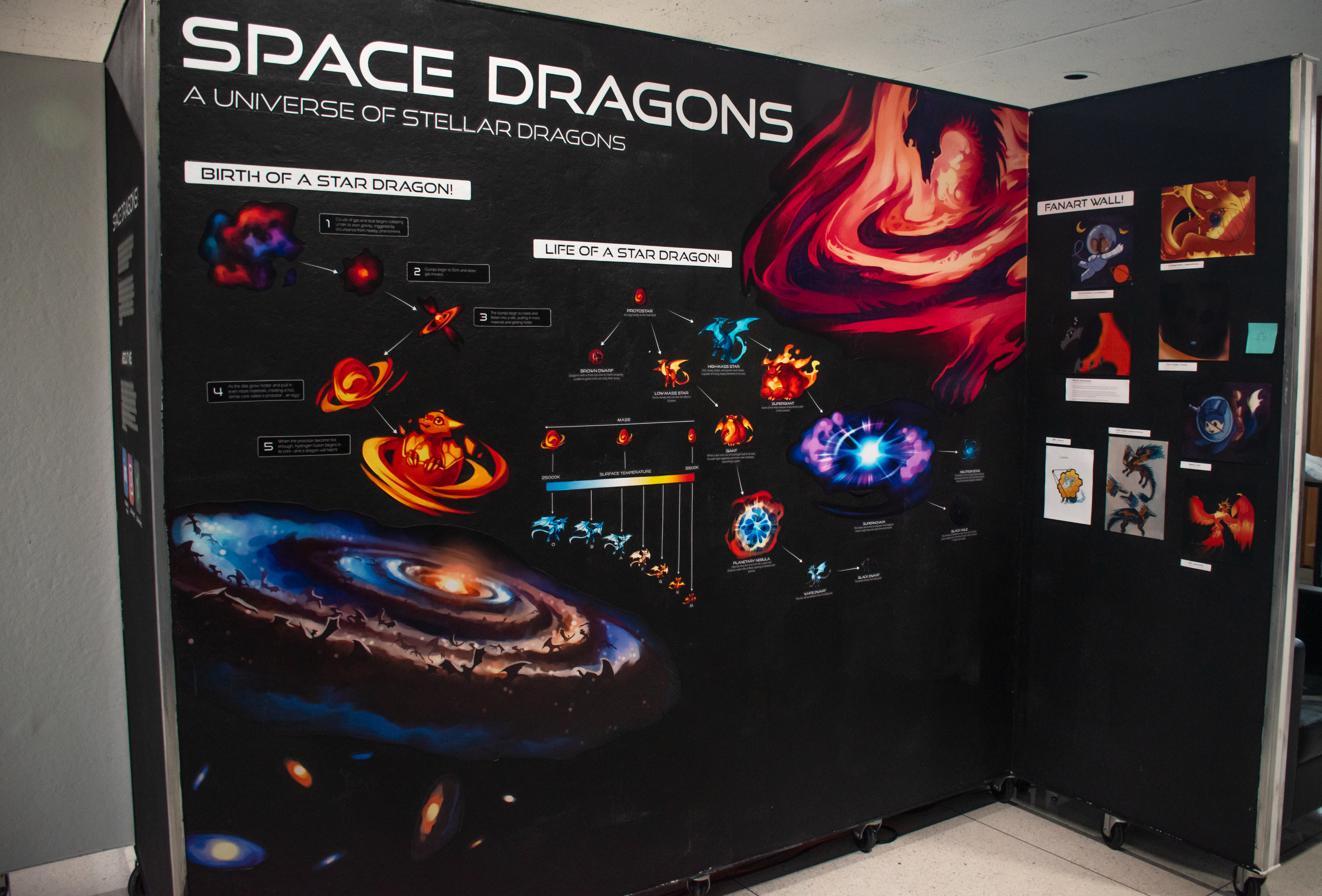 Ruohang Yang's winning entry, <em>Space Dragons</em>.