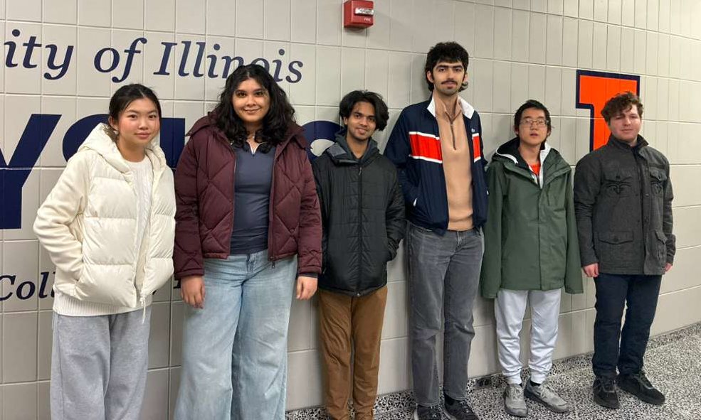 2024/25 PhySAB officers (left to right) Brendan Nolan, Suvinay Goyal, Lakshman Goel, and Sam Rosner