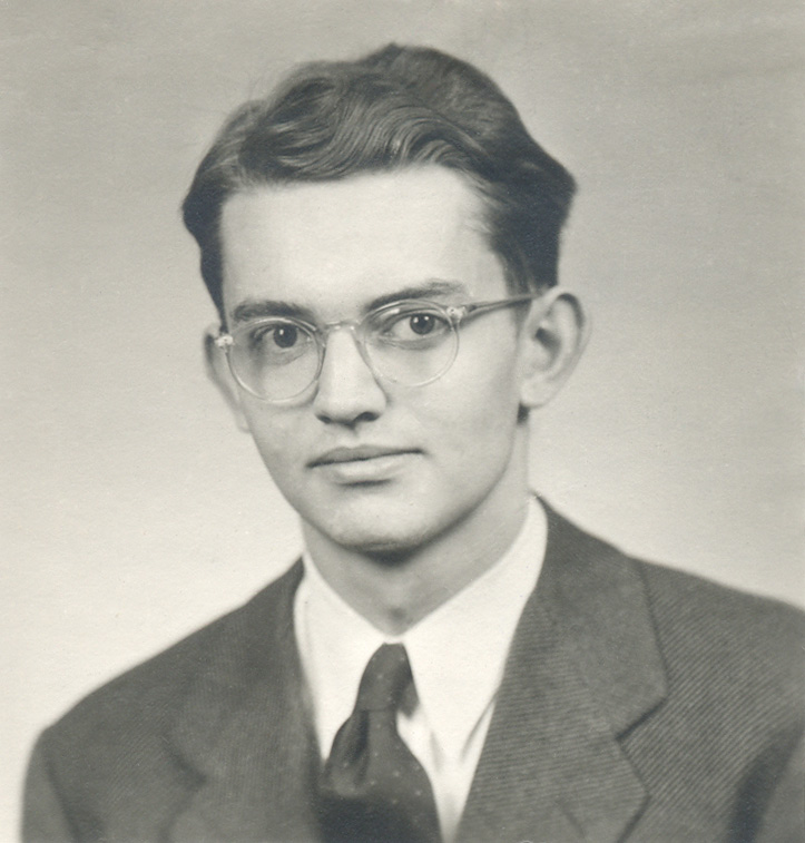 Portrait of a young Charles P. Slichter, dated around 1948.