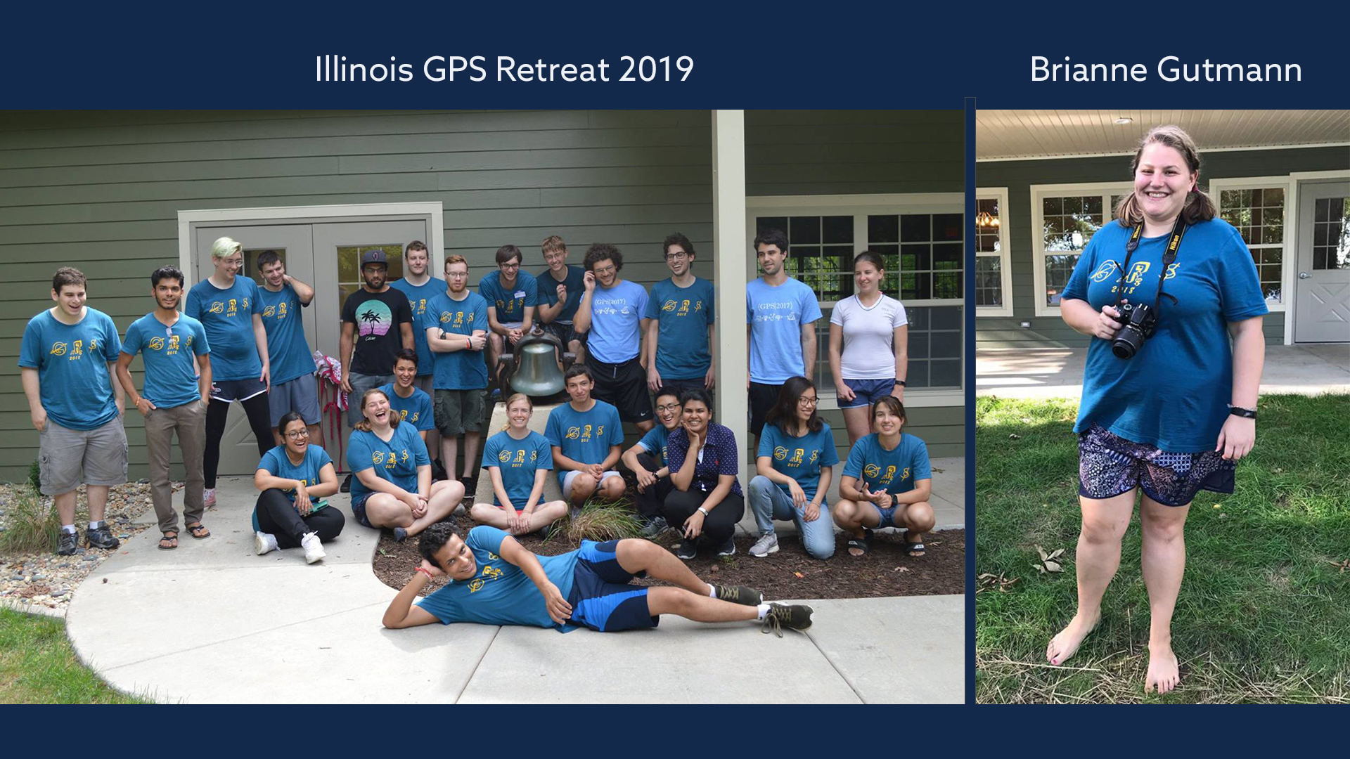 Illinois Physics graduate student Brianne Gutmann at the Illinois GPS retreat 2019