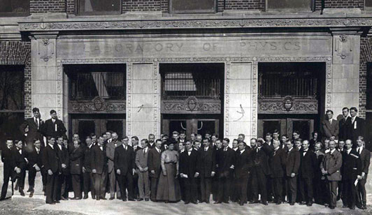 Meeting of the American Physical Society at the opening of the Laboratory of Physics, Urbana, November 27-28, 1909