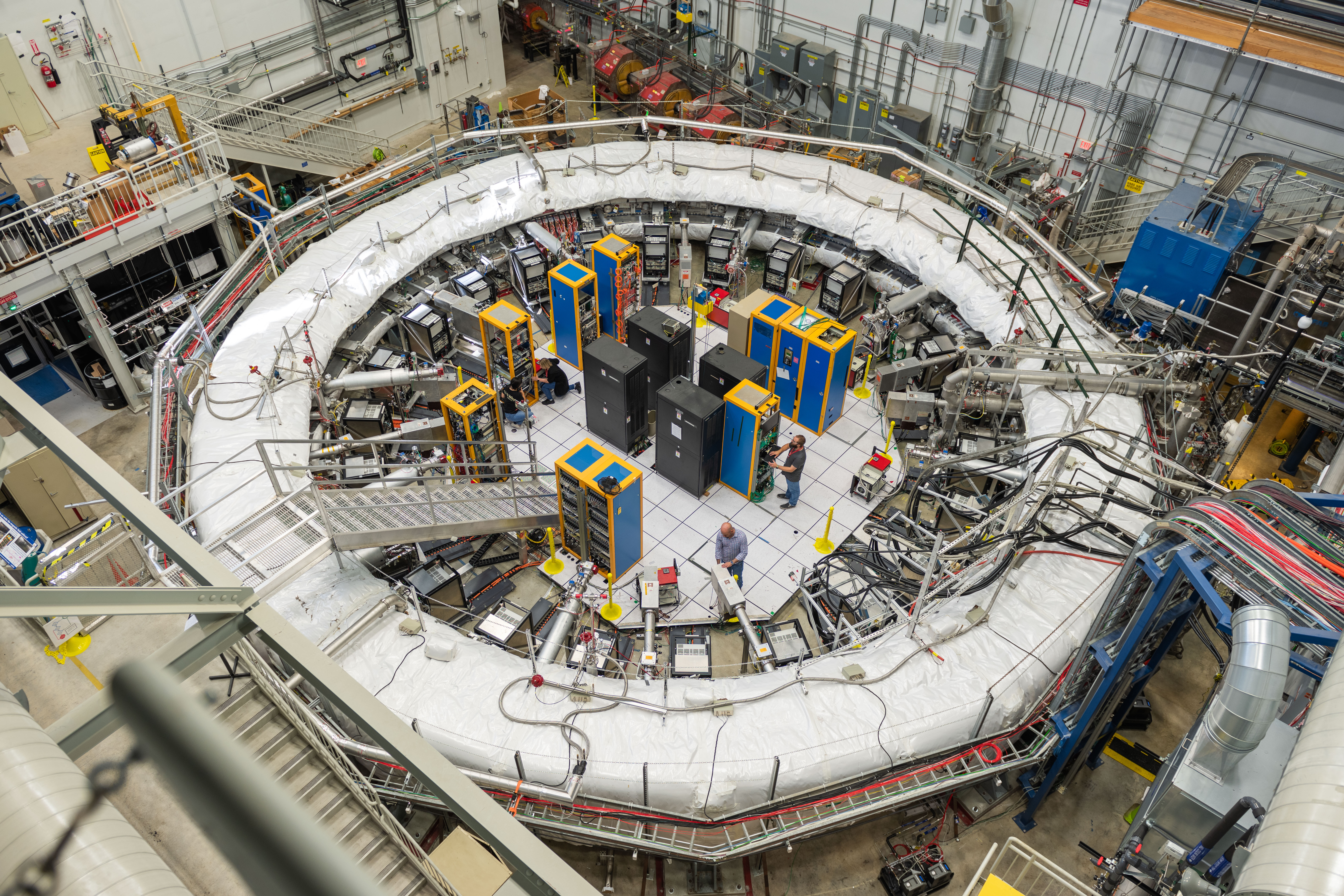 The announcement on Aug. 10, 2023 is the second result from the experiment at Fermilab and is twice as precise than the first result announced on &amp;lt;/em&amp;gt;&amp;lt;a href=&amp;quot;https://www.youtube.com/watch?v=81PfYnpuOPA&amp;amp;amp;t=130s&amp;quot;&amp;gt;&amp;lt;em&amp;gt;April 7, 2021; Zani Semovski, Anna Driutti, Matt Bressler, Fatima Rodriguez are part of the Muon g-2 collaboration pictured below working on the experiment. Photo: Ryan Postel, Fermilab