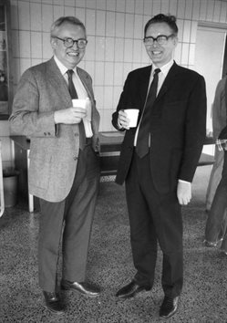 Charles Slichter (left) and Peter Mansfield (right)